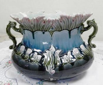 Ceramic Jardiniere - majolica - 1900 Ceramic Jardiniere - majolica - 1900