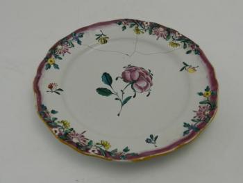 Ceramic Plate - stoneware - Holíč - 1775 Ceramic Plate - stoneware - Holíč - 1775