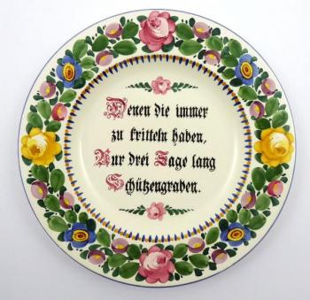 Ceramic Plate - ceramics - 1920 Ceramic Plate - ceramics - 1920