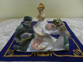 Ceramic Figurine - terracotta - 1960 Ceramic Figurine - terracotta - 1960