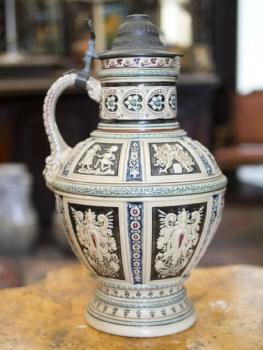 Beer Mug - tin, ceramics Beer Mug - tin, ceramics