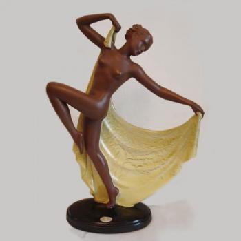 Ceramic Figurine - Nude - Goldscheider, Wien - 1940 Ceramic Figurine - Nude - Goldscheider, Wien - 1940