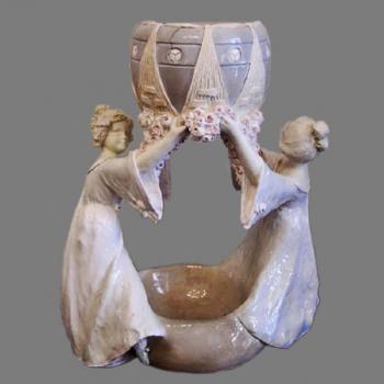 Flowerpot - ceramics - Wiena, made in Austria - 1915 Flowerpot - ceramics - Wiena, made in Austria - 1915