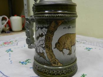 Beer Mug - ceramics - Horoskop Zvìrokruh Gerz Nìmecko - 1800