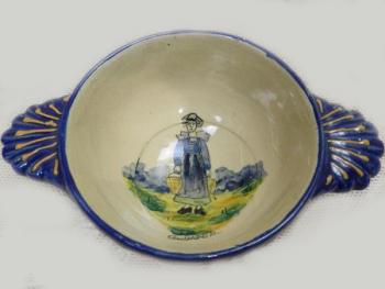 Bowl - stoneware - Quimper France, since 1708 - 1960